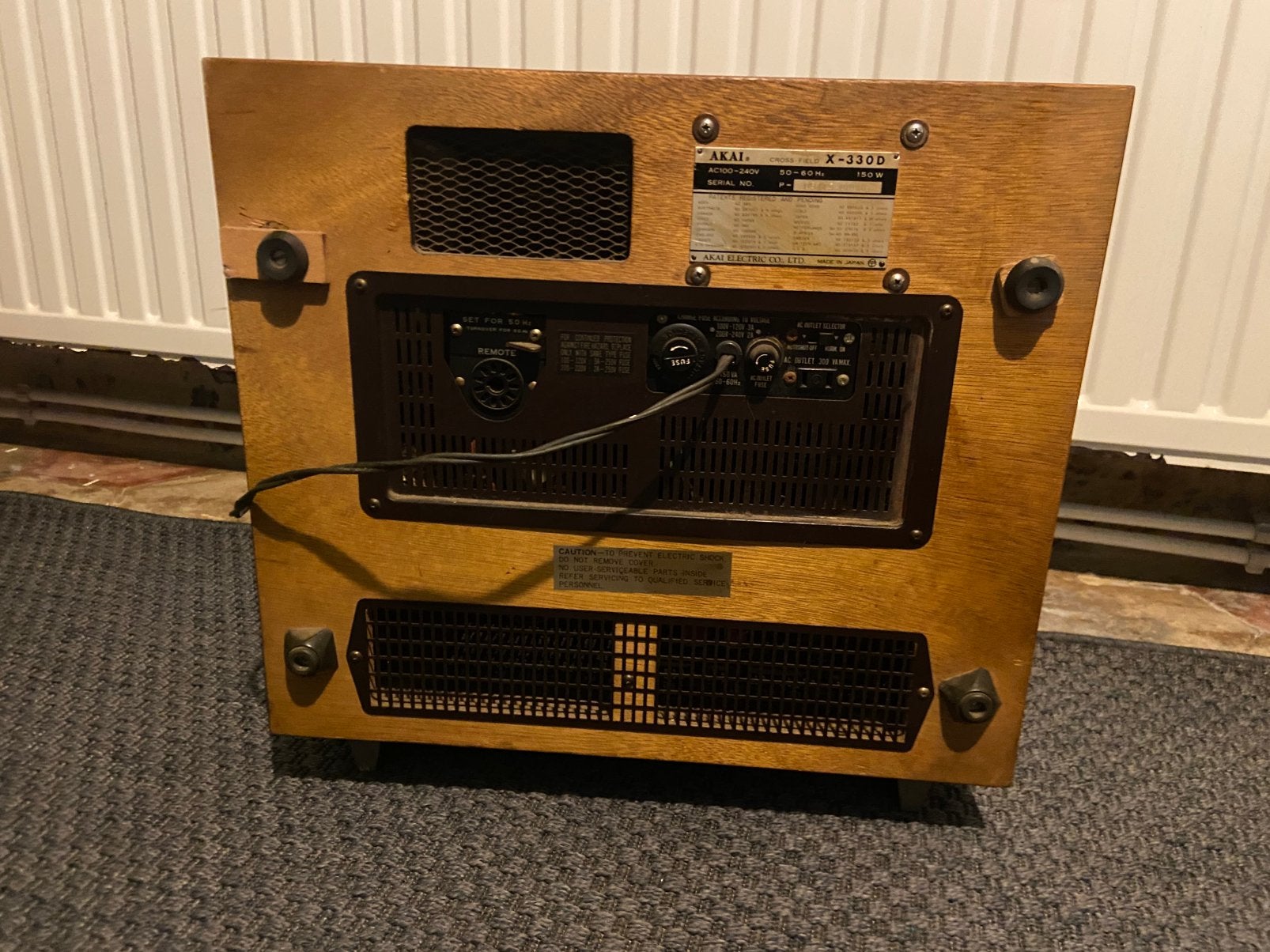 The vintage Akai X-330D (a1968–71 bi-direct reel-to-reel, Audio, Tv en Foto, Bandrecorder, Ophalen, Bandrecorder