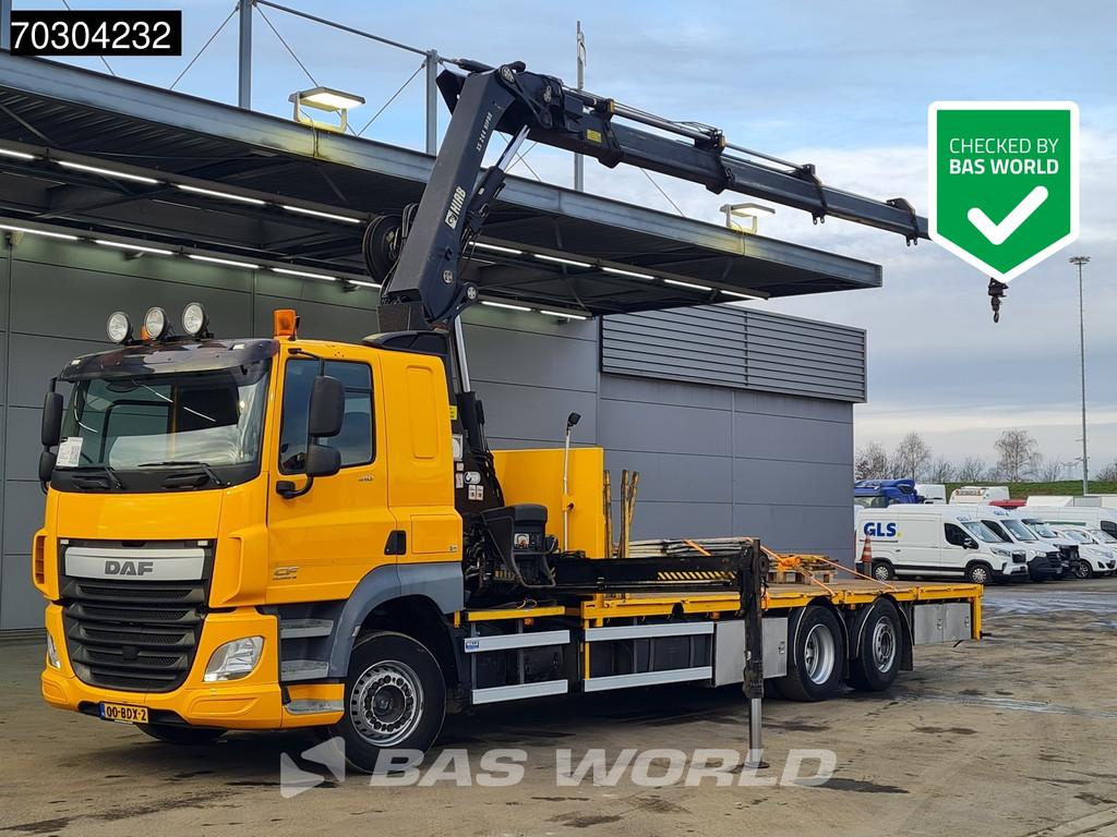 DAF CF CF 410 6X2 NL-Truck HIAB 244EP-4 HIPRO Crane Kran Lif, Autos, Camions, Achat, Euro 6, Entreprise, Autres couleurs