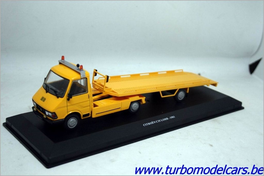 Citroën C35 Lohr plateau + semi 1981 1/43 Altaya, Ophalen of Verzenden, Nieuw, Auto, Overige merken