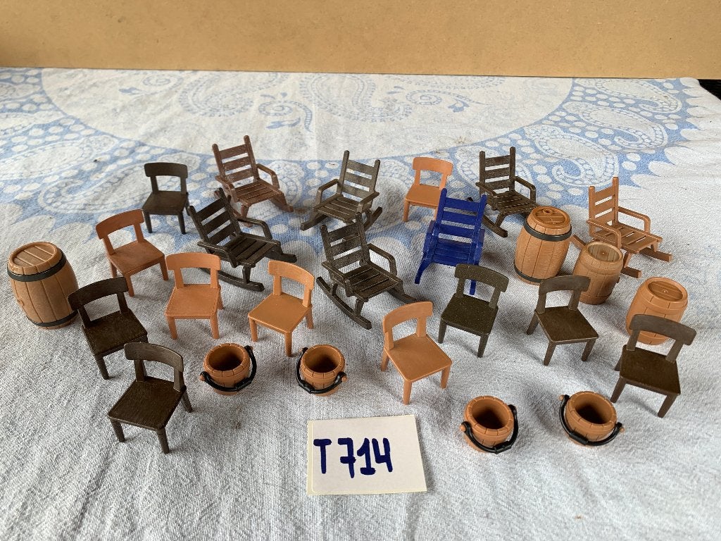 PLAYMOBIL: T714: LOT WESTERN ITEMS, Enlèvement ou Envoi, Comme neuf, Pièces détachées