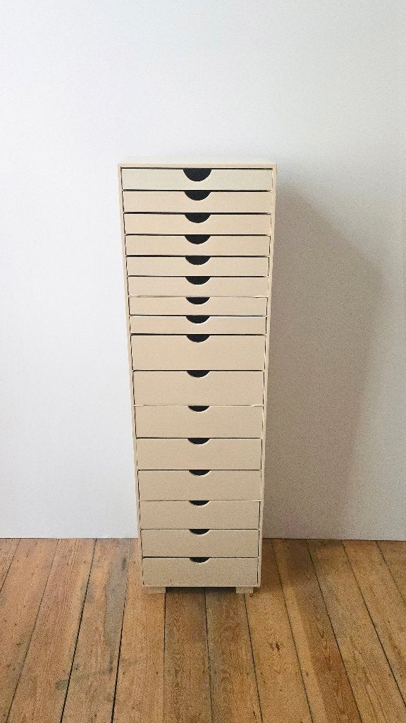 Commode - 16 tiroirs - Meuble de rangement - Atelier créatif, Maison & Meubles, Enlèvement ou Envoi, Comme neuf