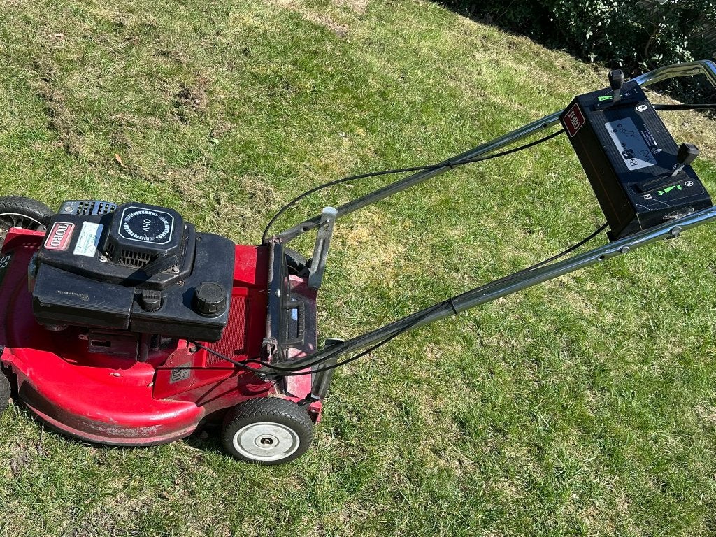 Grasmachine Toro, Tuin en Terras, Cirkelmaaier, Gebruikt, Benzine-grasmaaier, 50 cm of meer