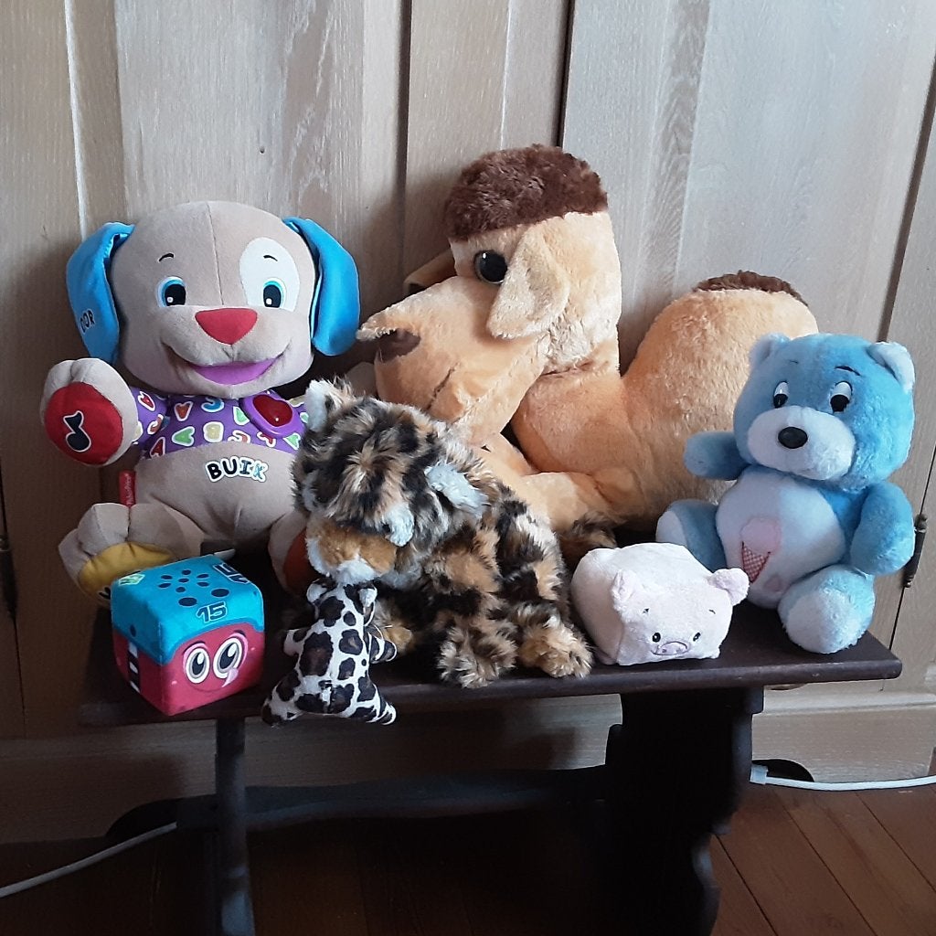 SET leuke knuffelen, Prijs voor alles + GRATIS Mega Bloks, Enlèvement ou Envoi, Utilisé, Autres types, Lavable
