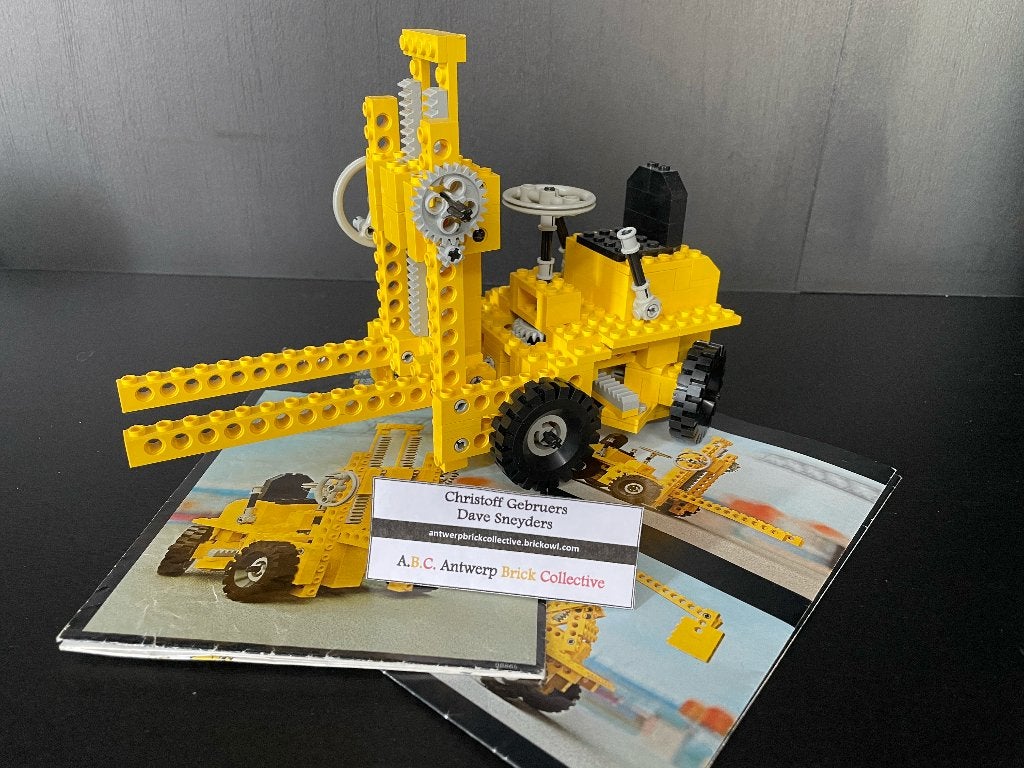 Lego Technic - 850 - Vorkheftruck, Lego, Ensemble complet, Instructions incluses, Comme neuf