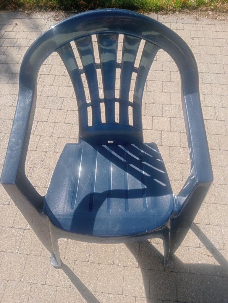 tuinstoel, Ophalen, Gebruikt, Kunststof, Stapelbaar