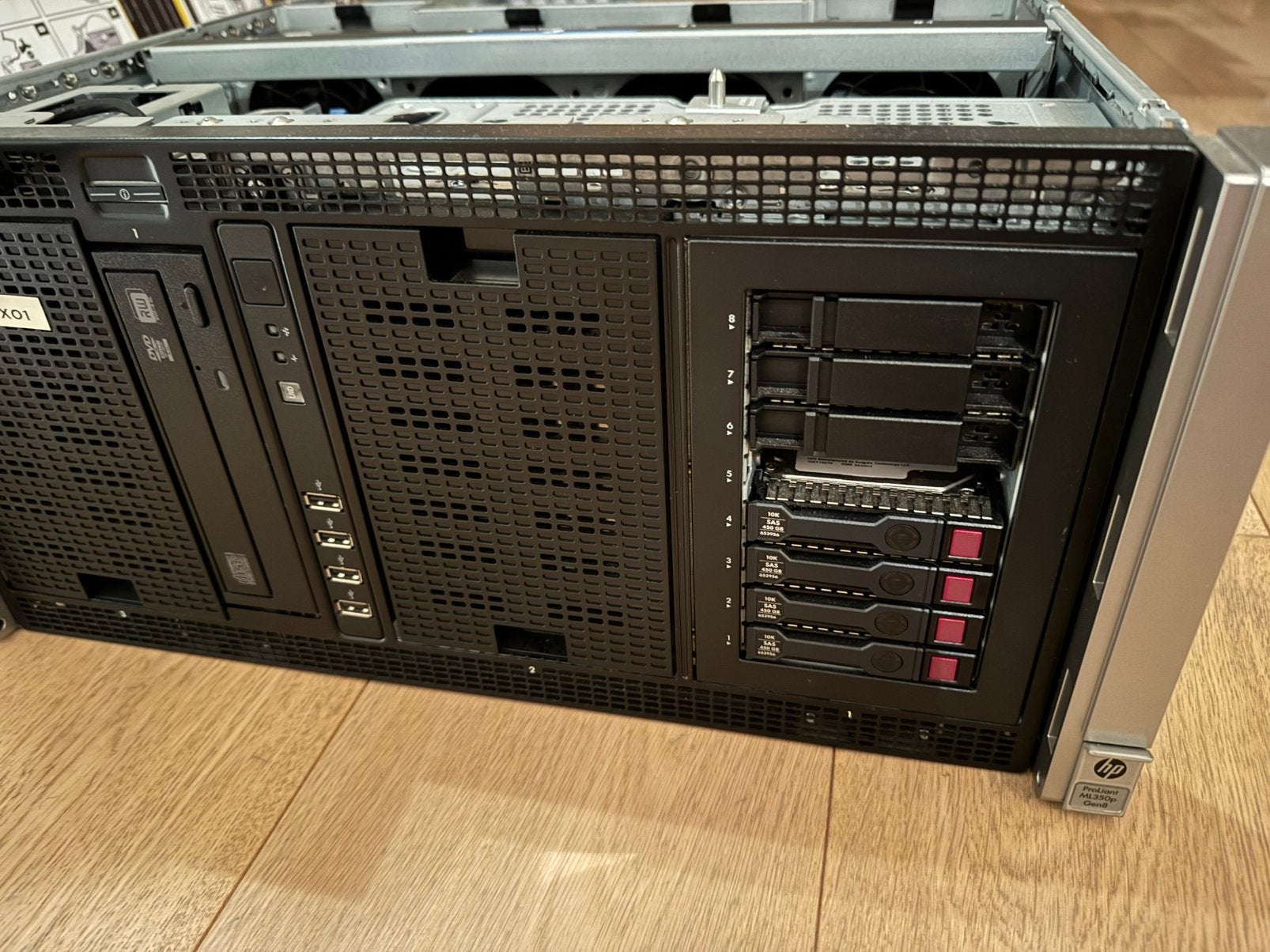 HP ProLiant ML350p Gen8 server, Computers en Software, Servers, Ophalen, Gebruikt, Onbekend