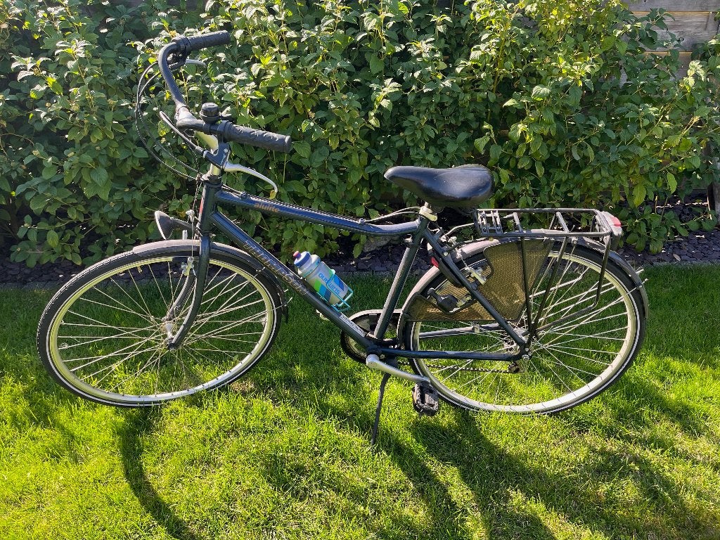 Fiets Thompson AluLite Comfort (herenfiets), Fietsen en Brommers, Gebruikt, Velgrem, Versnellingen, Ophalen