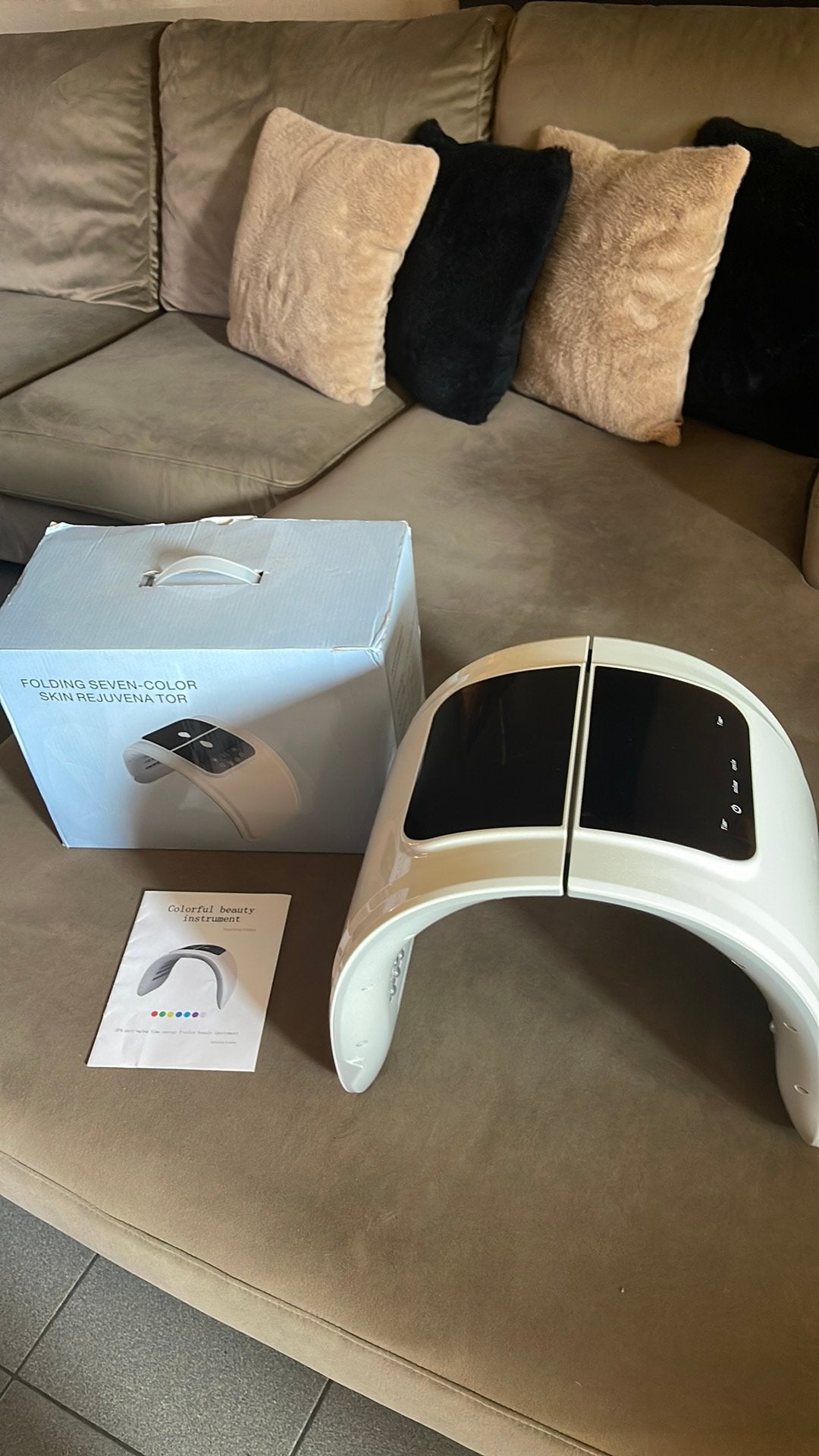 Led gezichtsmasker, Bijoux, Sacs & Beauté, Beauté | Soins du visage, Enlèvement, Comme neuf