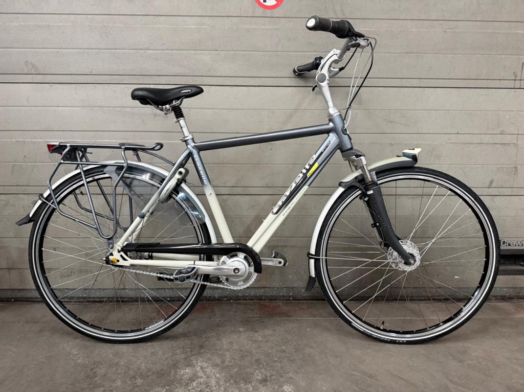 Gazelle heren fiets, Fietsen en Brommers, Fietsen | Heren | Herenfietsen, Ophalen, Versnellingen, Zo goed als nieuw, Gazelle
