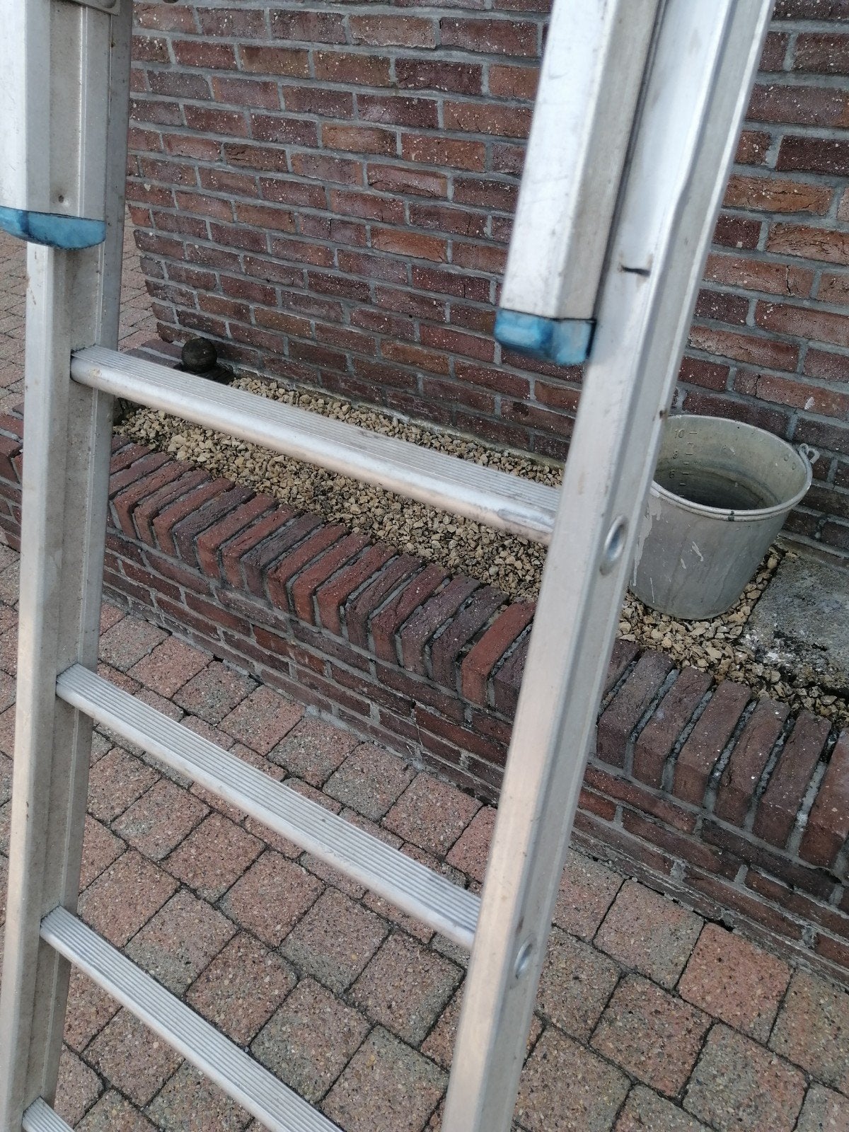 alu ladder, Tuin en Terras, Grasmaaiers, Ophalen