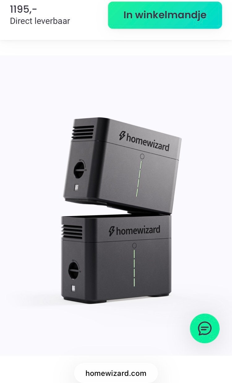 Home Wizzard thuisbatterij, Zo goed als nieuw, Batterij