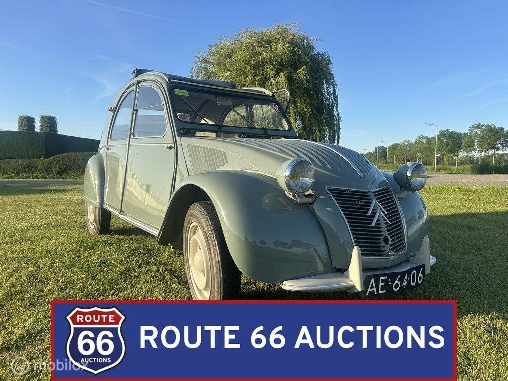 Citroën 2CV | 1962 | Route 66 Auctions, Autos, Achat, Entreprise, Citroën, Boîte manuelle