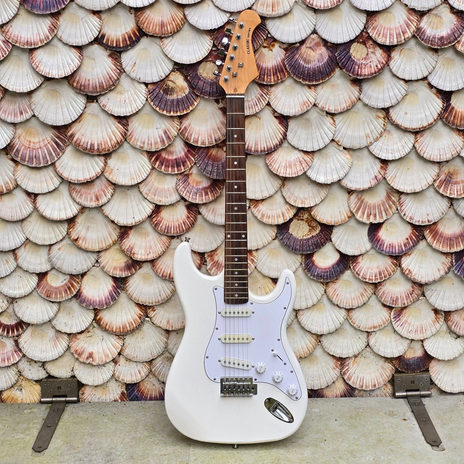 Elektrische gitaar voor beginners, strat model, merk Fazley, Enlèvement, Utilisé, Solid body, Autres marques