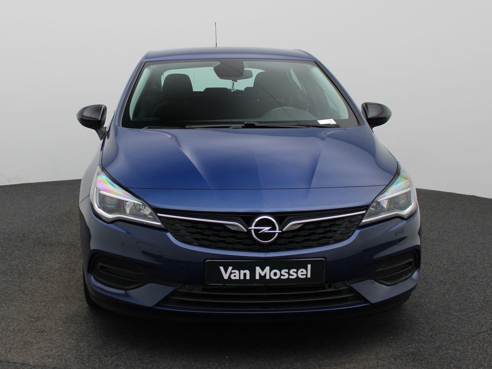Opel Astra 1.2 Turbo 81kW S/S Edition, Auto's, Voorwielaandrijving, Stof, Zwart, Blauw