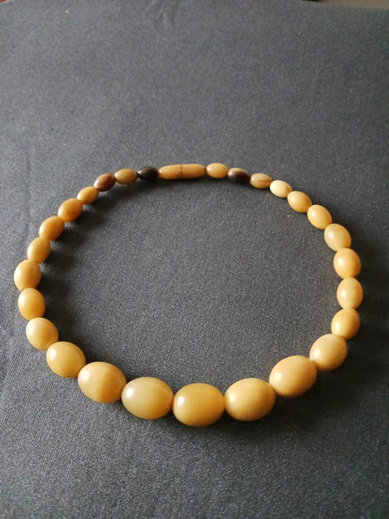 Collier en corne de bovin vintage, Enlèvement
