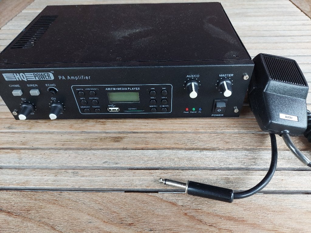 PA radio / versterker, Ophalen of Verzenden, Nieuw, Minder dan 500 watt, P.A.