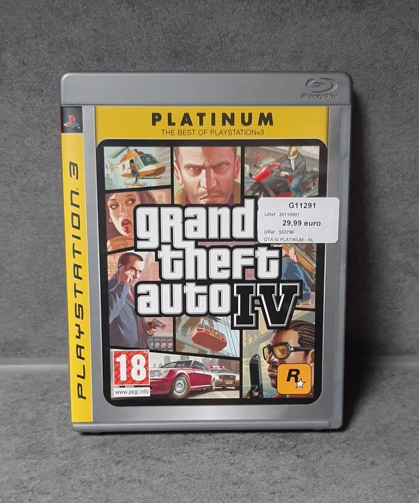 Grand Theft Auto IV/Game/Playstation 3/ Nieuw, 1 speler, Ophalen of Verzenden, Nieuw, Avontuur en Actie
