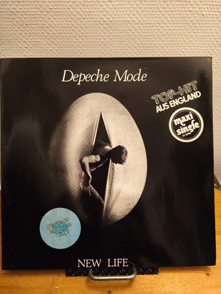 Depeche Mode – New Life 12" Maxi, Cd's en Dvd's, Vinyl | Overige Vinyl, Zo goed als nieuw, Beschermende buitenhoes, Colored vinyl
