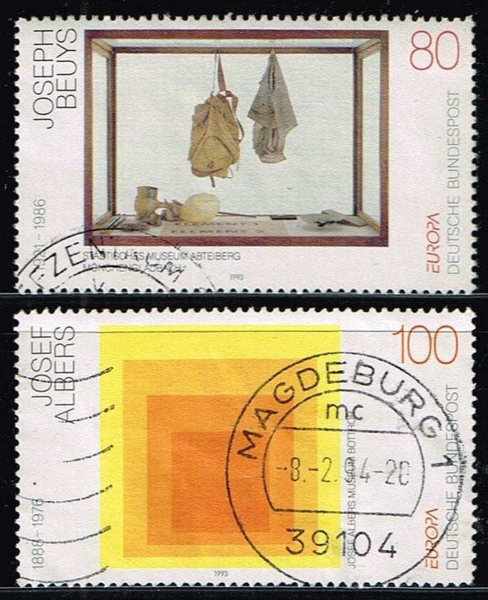 Postzegels uit Duitsland - K 4032 - kunst, Postzegels en Munten, Verzenden, 1990 tot heden, Gestempeld