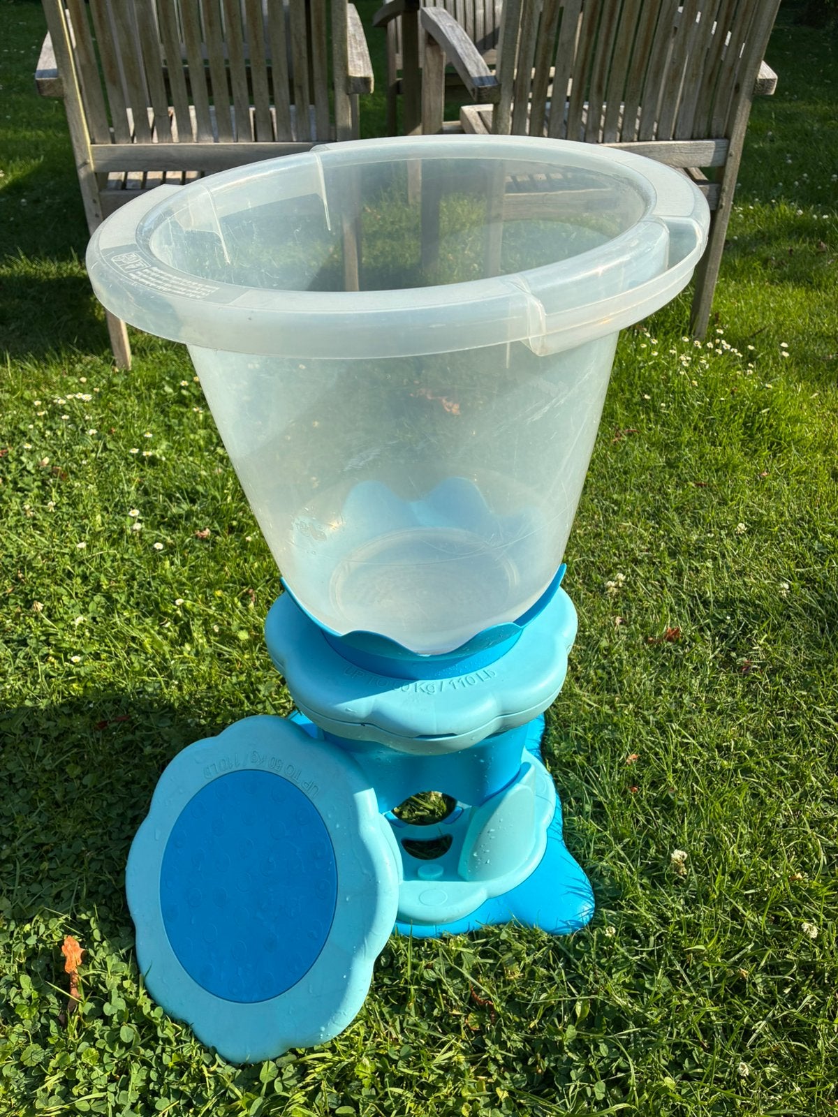 Tummy tub met staander/ krukje, Kinderen en Baby's, Badjes en Verzorging, Ophalen, Zo goed als nieuw, Tummy Tub