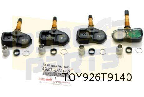 Lexus/ Toyota TPMS sensorset (O.E.M. Toyota / Lexus) Origine, -, -, Nieuw, Lexus