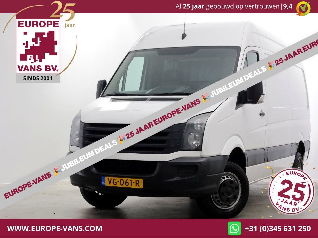 Volkswagen Crafter 50 2.0 TDI 163pk L2H2 Airco/Trekhaak 3500, Auto's, Wit, 229 g/km, Te koop, Electronic Stability Program (ESP)