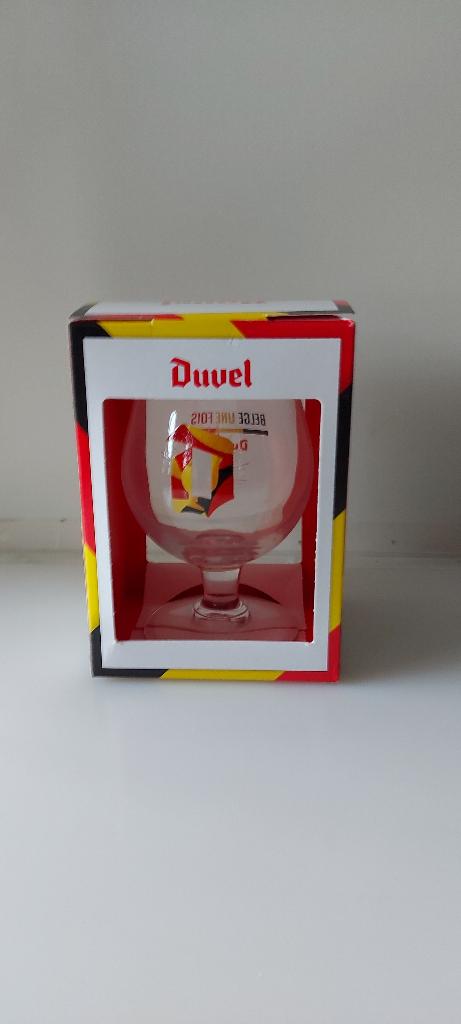 Duvelglas Belge une fois Nieuw in originele doos, Ophalen of Verzenden, Nieuw, Glas of Glazen, Duvel