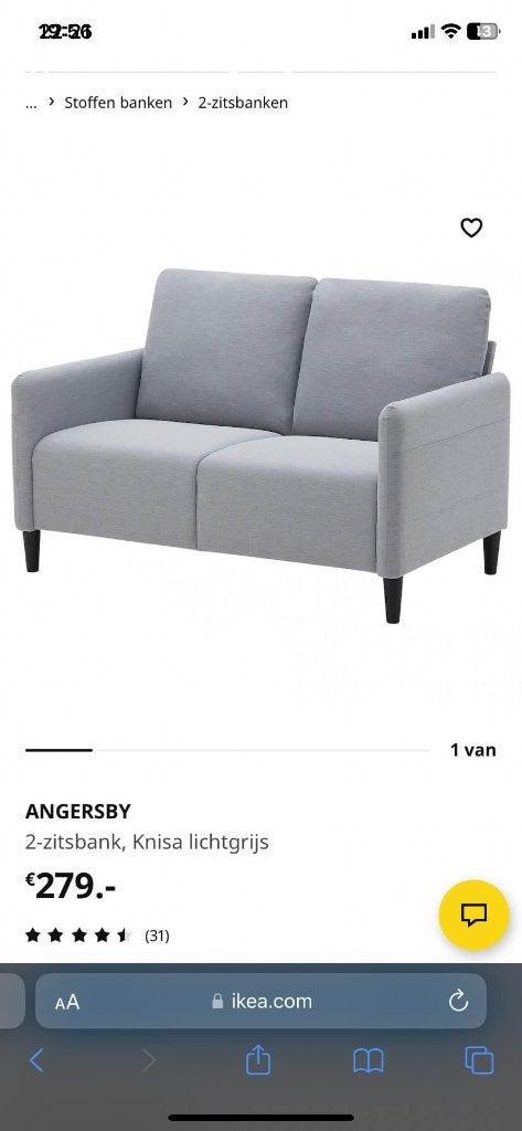 2-zitsbank, 75 à 100 cm, Moins de 150 cm, Banc droit, Enlèvement