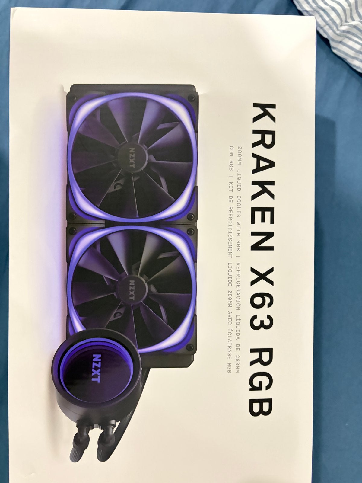 NZXT KRAKEN X63 RGB, Enlèvement, Comme neuf