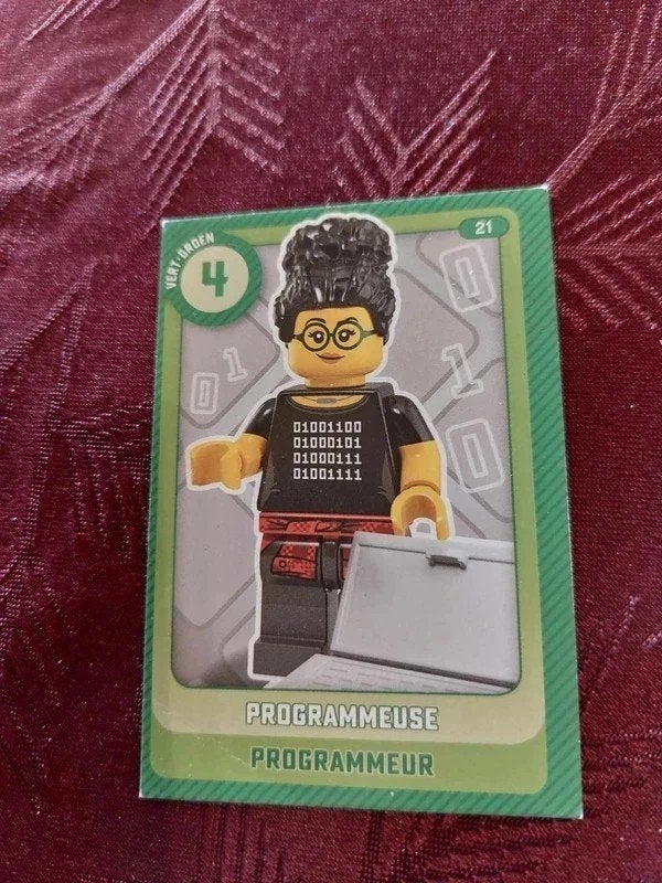 Lego / Verzamelkaart / Programmeur, Enlèvement ou Envoi, Comme neuf, Autres types, Lego