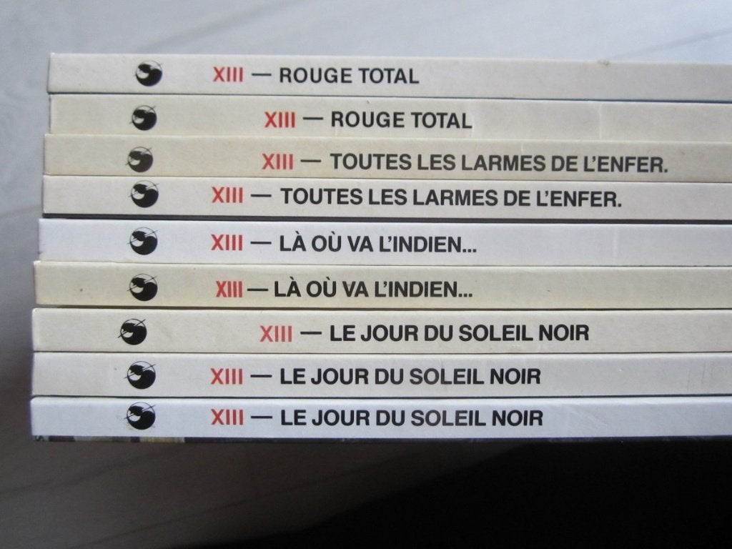 XIII : anciennes rééditions, dos non numéroté - 5,00Eur / p., Livres, BD, Plusieurs BD, Enlèvement ou Envoi, Comme neuf, Vance / Van Hamme