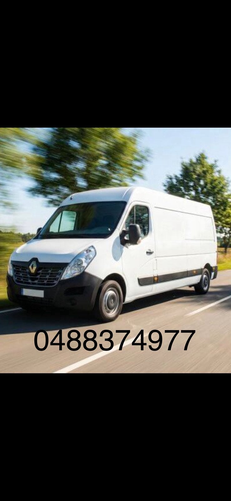 Camionnette avec chauffeur