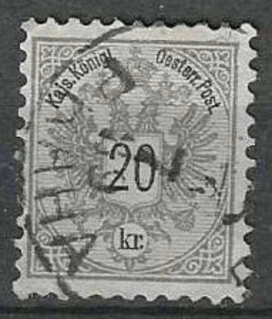 Autriche 1883 - Yvert 44 - Empire turc - 20 km. (ST), Envoi, Affranchi