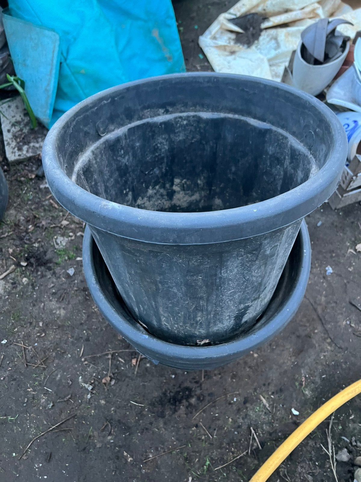 grote plantenkuip 30 liter container 40,5 x 37 cm, 40 cm ou plus, Rond, Comme neuf, Synthétique