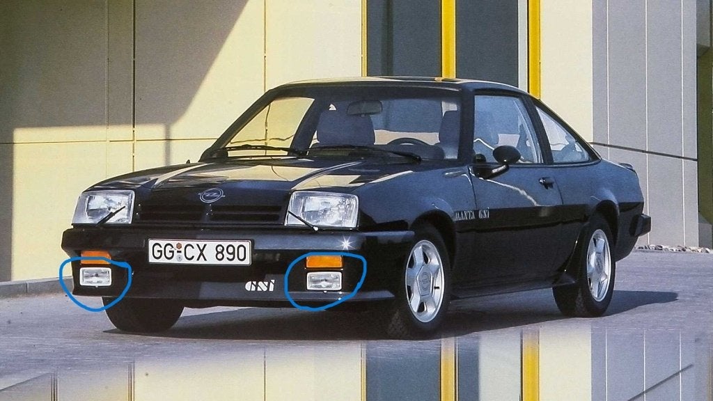 Kit de phares antibrouillard NOS pour Opel Manta B GSI, Enlèvement ou Envoi, Neuf, Opel