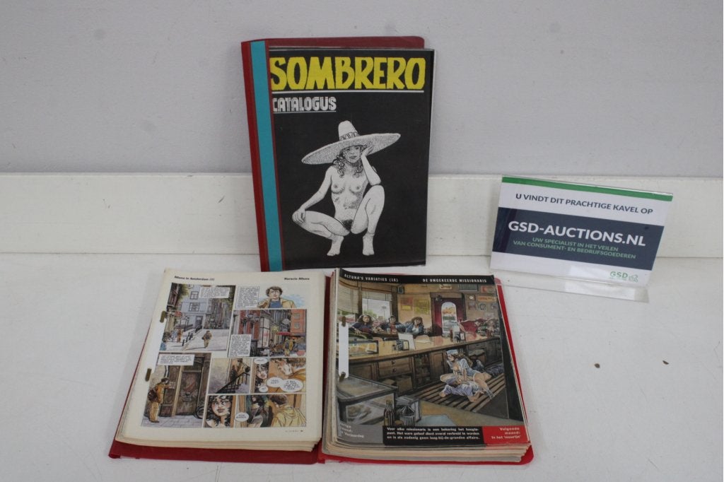 Sombrero Catalogus erotische stripalbums, Boeken, Ophalen of Verzenden