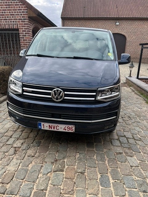 Te koop Volkswagen Multivan, Autos, Cuir, Beige, 7 places, 5 portes