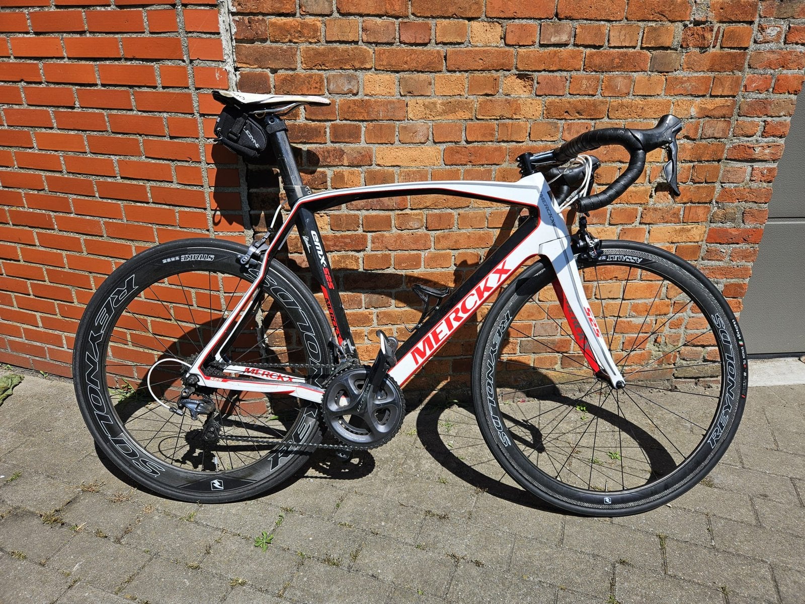Eddy Merckx EMX-525 Carbon Racefiets 56, Gebruikt, Carbon, Velgrem, 53 tot 57 cm