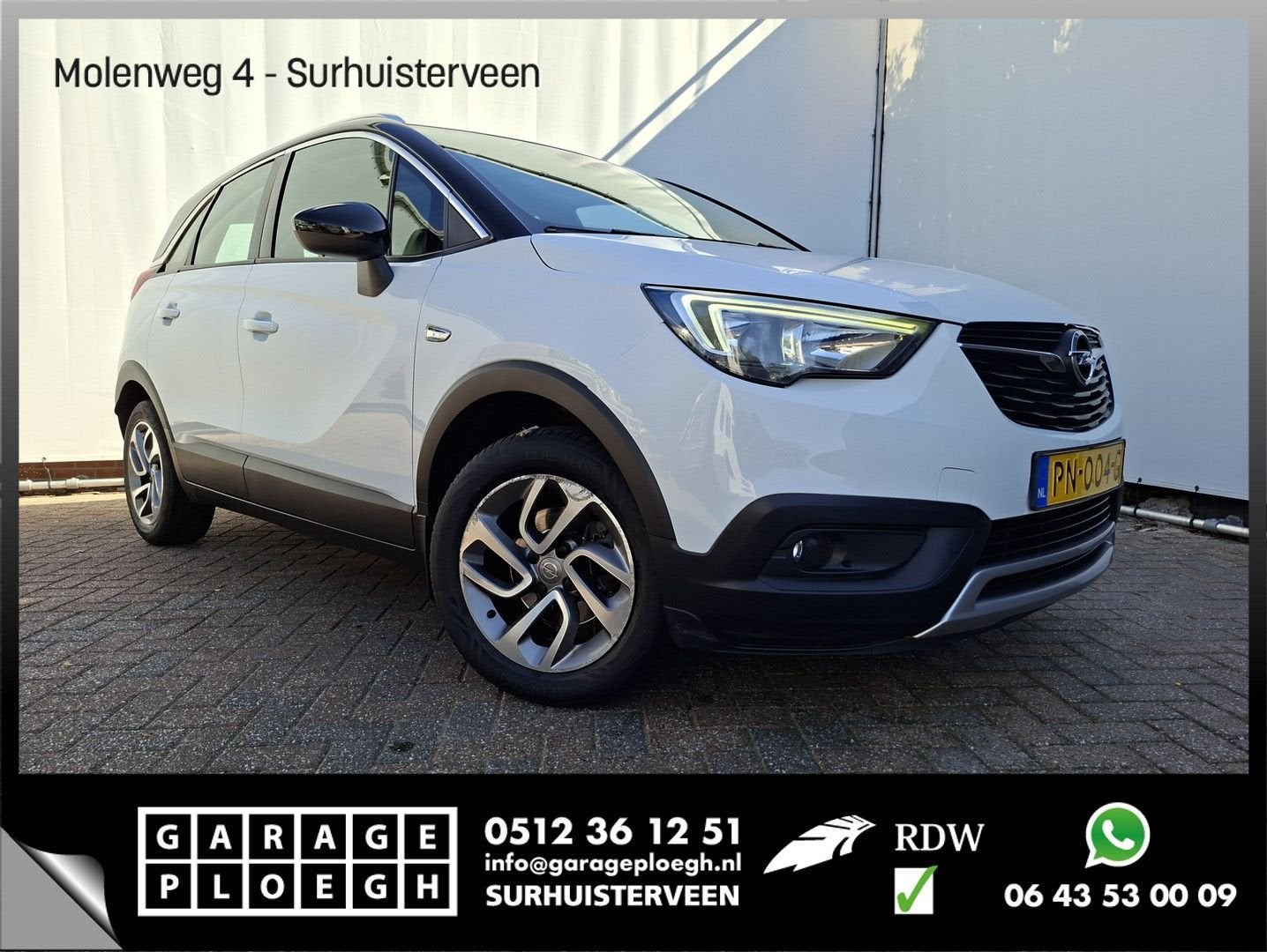 Opel Crossland X 1.2 Turbo Automaat Innovation Carplay Trekh, Parkeersensor, Overige modellen, Wit, Bedrijf