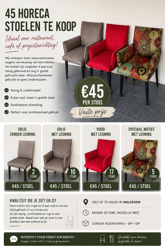 Stoelen, Huis en Inrichting, Stoelen, Gebruikt, Hout, Stof, Ophalen
