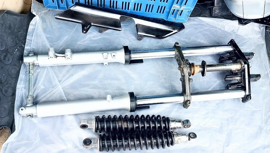 Fourche pour Kawasaki Er5 de 2003, phase 2, Motos