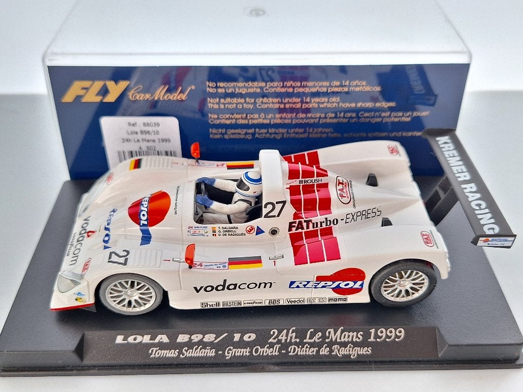 Fly Lola B98/10 24H Repsol Le Mans 1999 #27 A502, Overige merken, Racebaan, Nieuw, Ophalen of Verzenden