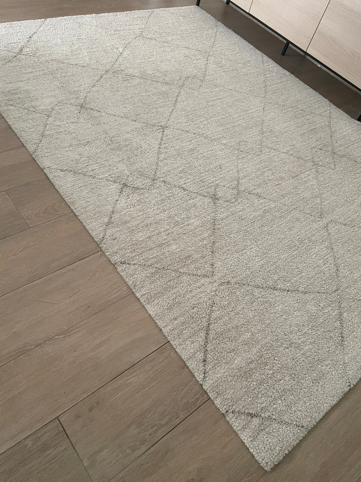 Beige tapijt in berberstijl 170x240cm, Ophalen, Beige, 150 tot 200 cm, 200 cm of meer