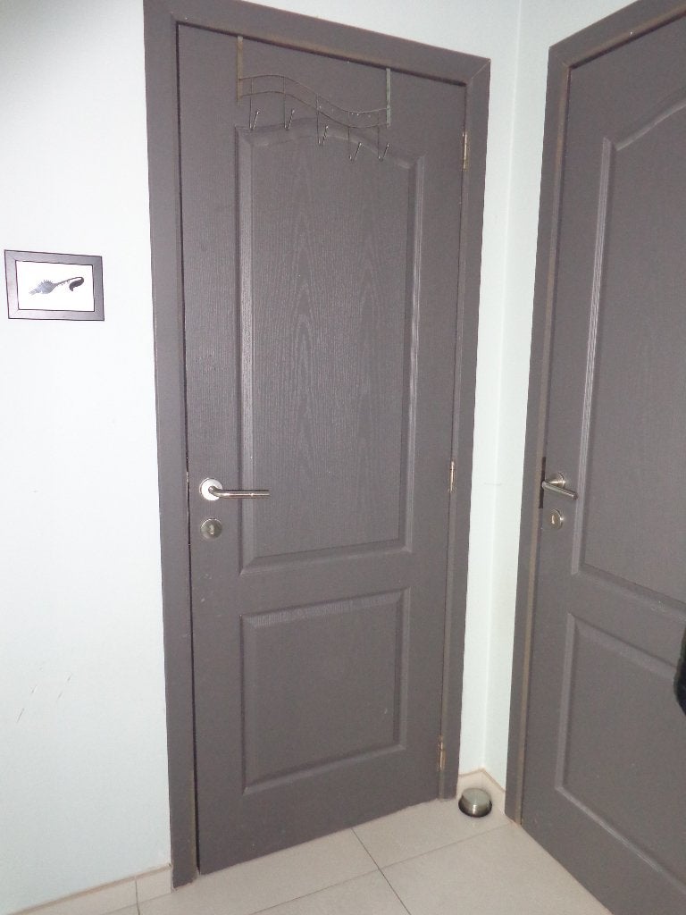 porte intérieure+poignée+serrure+charnière+chambranle, Bricolage & Construction, Châssis & Portes coulissantes, Enlèvement, Utilisé