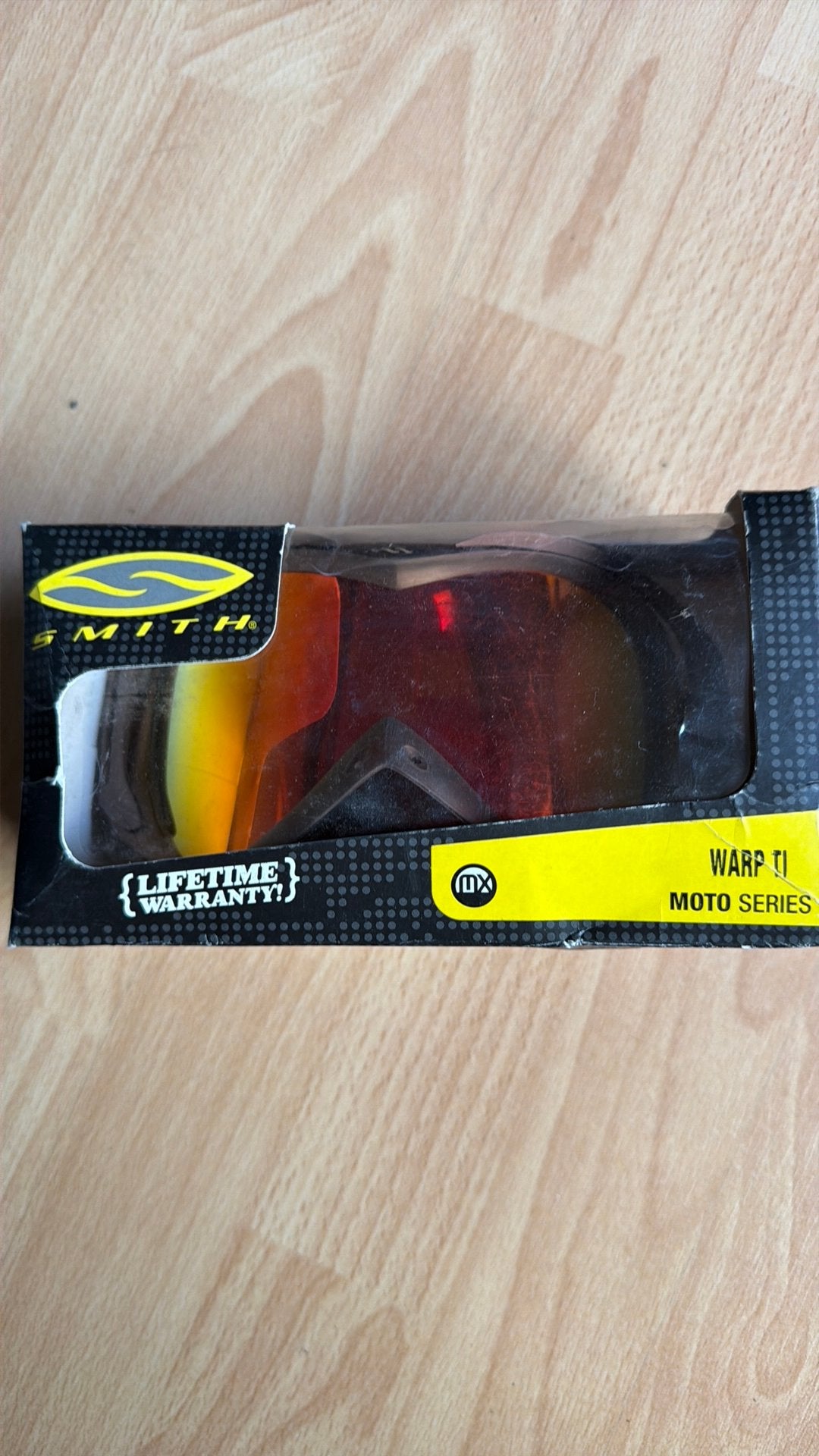 Masque Motocross Smith Warp Ti WI1DMBR5 - NEUF EN BOÎTE, Motos, Vêtements | Casques de moto, Femmes, Hommes, Casque intégral, L