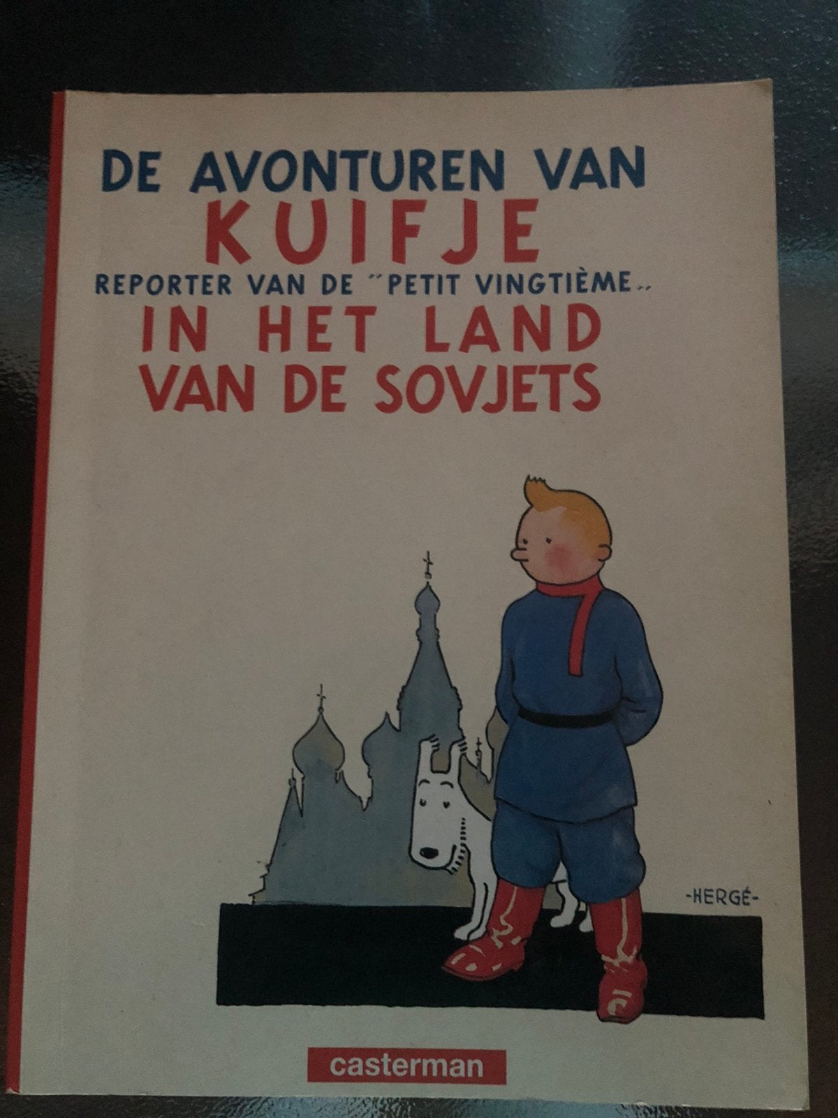 Hergé - Kuifje in het land van de Sovjets, Boeken, Gelezen, Eén stripboek, Ophalen of Verzenden, Hergé