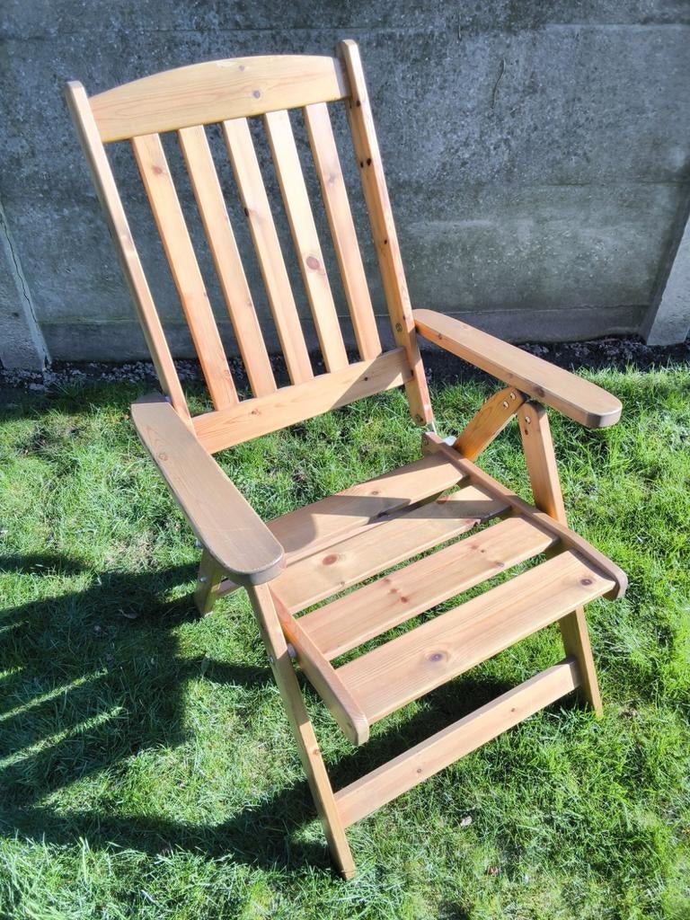 1 terras zetel met hoge rug, Tuin en Terras, Ophalen