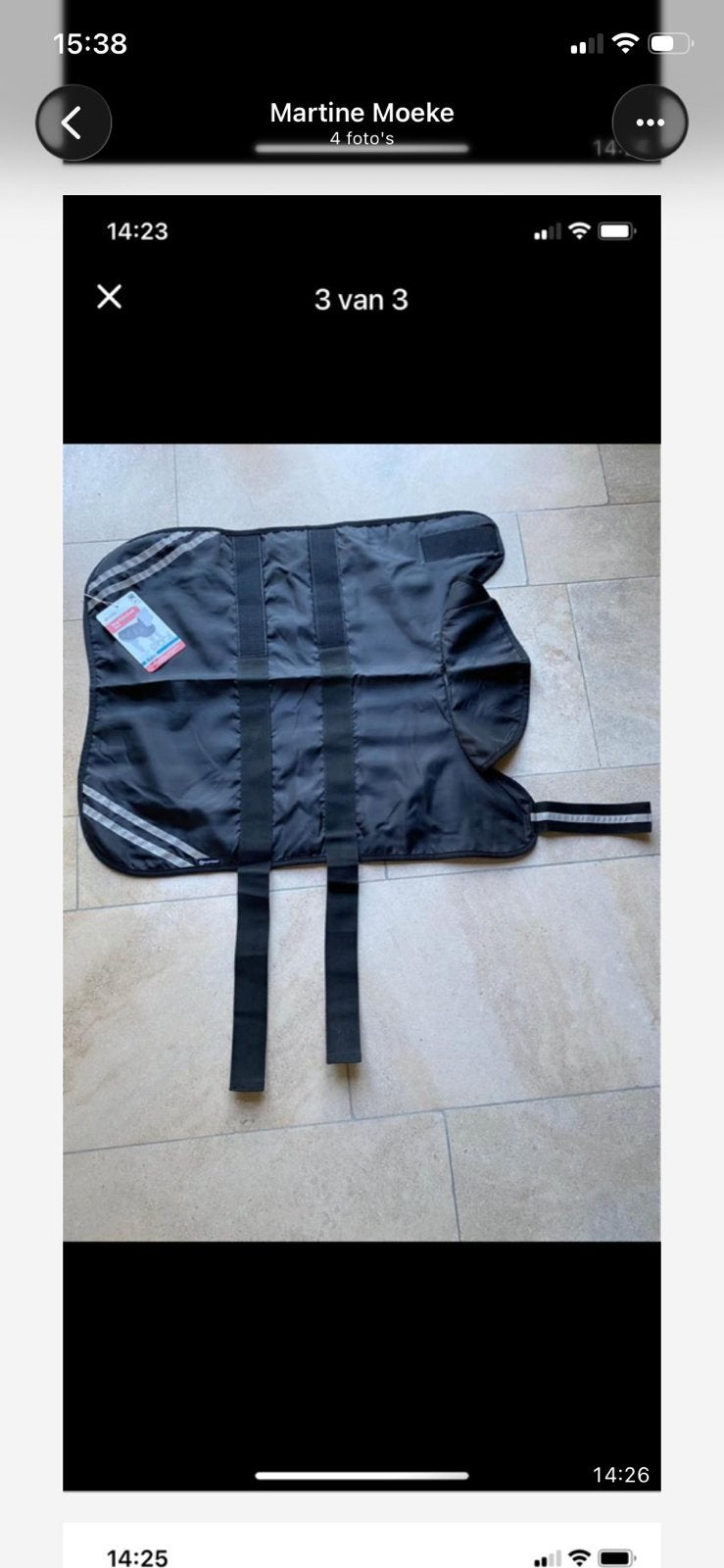 Hondenjas, Dieren en Toebehoren, Hondenkleding, Ophalen, Hondenvest, Zo goed als nieuw, Verstelbaar