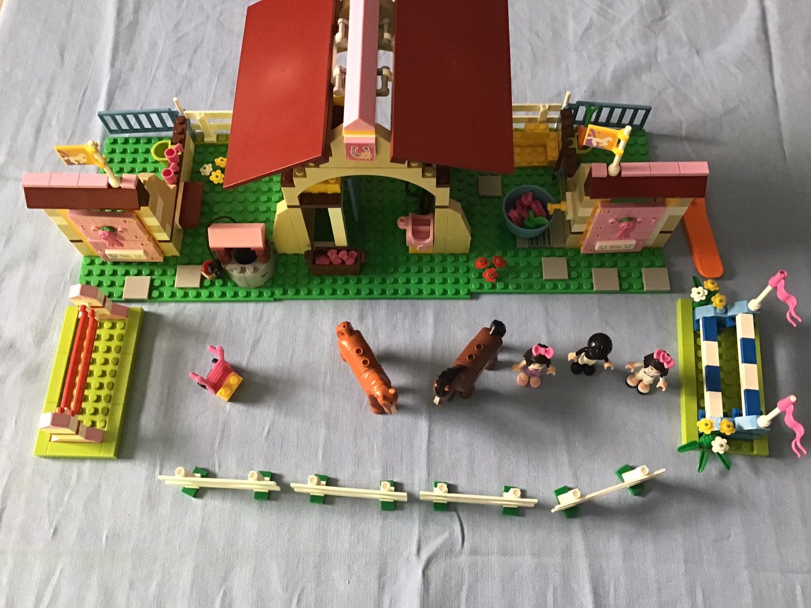 Lego 3189 paardenmanege, Kinderen en Baby's, Speelgoed | Duplo en Lego, Ophalen of Verzenden, Zo goed als nieuw, Lego, Friends