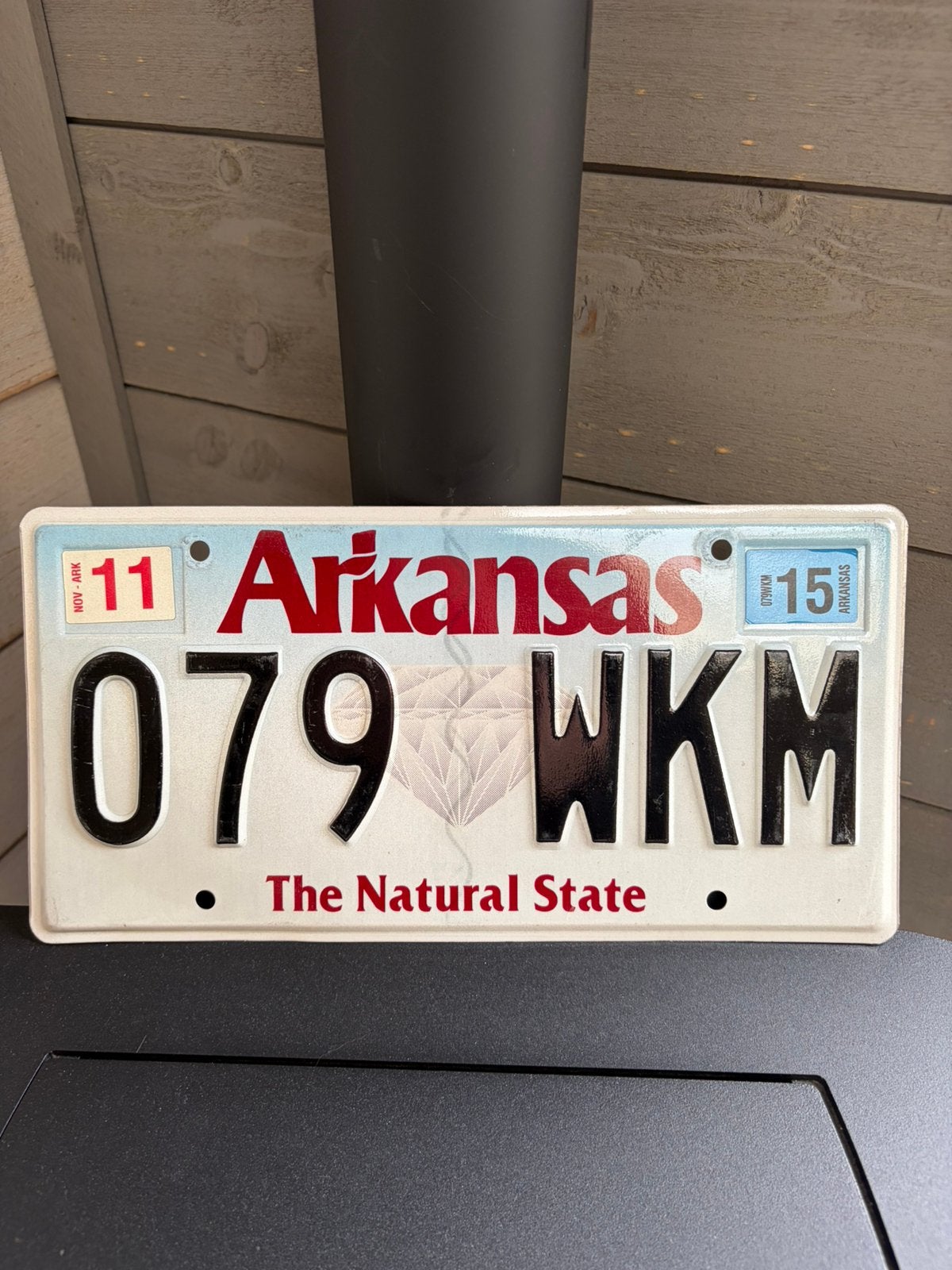 Arkansas nummerplaat origineel 2015, Enlèvement ou Envoi, Utilisé